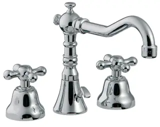 Treemme Romantica Смеситель для раковины, с д/к, длина излива 18 см, цвет: chrome IT3617CCPVZZ