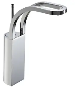 Treemme Philo Смеситель для раковины высокий, без д/к, высота излива 27,2 см, цвет: chrome IT7018CCPDZZ