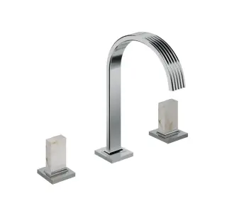 Treemme Kea Смеситель для раковины высокий на 3 отверстия, без д/к, высота излива 19,5, цвет: chrome IT7A16CCK_ZZ