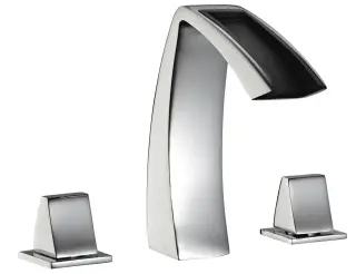 Treemme Arche Смеситель для раковины на 3 отверстия, с д/к, длина излива 16,2, цвет: chrome IT3216CCKAZZ