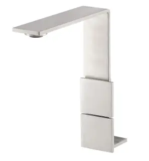 Treemme 5mm Смеситель для раковины высокий, без д/к, высота излива 19,2 см, цвет: нержавеющая сталь IT2515IS5FZZ