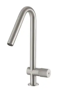 Treemme 22mm Смеситель для раковины высокий, без д/к, высота излива 16 см, цвет: нержавеющая сталь IT1111IS2HZZ