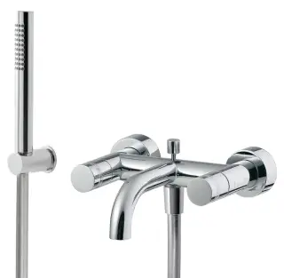 Treemme X-change Смеситель для ванны накладной с ручным душем, 1 вид струи, цвет: chrome IT7200CCXRZZ