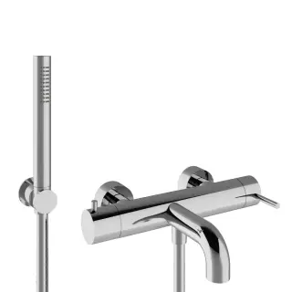 Treemme Up+ Смеситель для ванны накладной с ручным душем, 1 вид струи, цвет: chrome IT6B00CCVLZZ