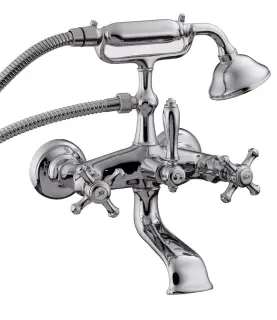 Treemme Old Italy Смеситель для ванны накладной с ручным душем, 1 вид струи, цвет: chrome IT4401CCOIZZ