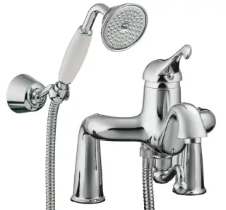 Treemme Piccadilly Смеситель на борт ванны на 2 отверстия, с ручным душем, внеш. часть, цвет: chrome IT2104CCPYZZ