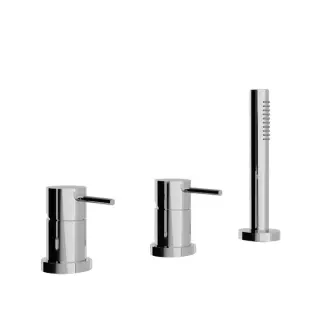 Treemme Up+ Смеситель на борт ванны на 3 отверстия, с ручным душем, внешняя часть, цвет: chrome IT5769CCVLZZ