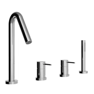 Treemme Up+ Смеситель на борт ванны на 4 отверстия, с ручным душем, внешняя часть, цвет: chrome IT5768CCVLZZ