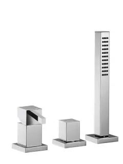 Treemme X-change mono Смеситель на борт ванны на 3 отв., с ручным душем, внешняя часть, цвет: chrome IT7669CCMTZZ