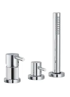 Treemme X-change mono Смеситель на борт ванны на 3 отв., с ручным душем, внешняя часть, цвет: chrome IT5869CCVLZZ