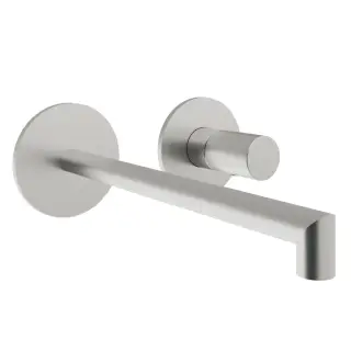 Treemme 28mm Смеситель для раковины встраиваемый, внеш. часть, излив 22,2см, цвет: нержавеющая сталь RWIT3BC6ISG1