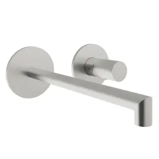 Treemme 28mm Смеситель для раковины встраиваемый, внеш. часть, излив 22,2см, цвет: нержавеющая сталь RWIT3BC6IS01