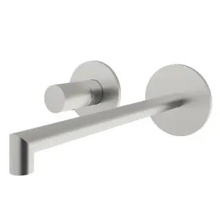 Treemme 28mm Смеситель для раковины встраиваемый, внеш. часть, излив 22,2см, цвет: нержавеющая сталь RWIT3BC9IS01