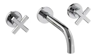 Treemme Line Смеситель для раковины встраиваемый, внешняя часть, излив 23 см, цвет: chrome RWIT1060CC50