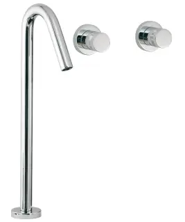 Treemme X-change Смеситель для раковины встраиваемый, внешняя часть, излив 11,1 см, цвет: chrome RWIT7285CC50