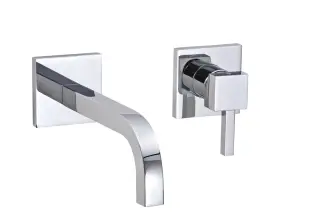 Treemme X-change mono Смеситель для раковины встраиваемый, внешняя часть, излив 17,5см, цвет: chrome RWIT76C5CC01