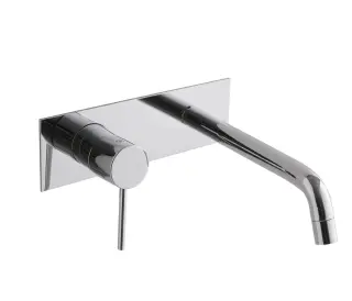 Treemme Up+ Смеситель для раковины встраиваемый, внешняя часть, излив 17,3 см, цвет: chrome RWIT6BA7CC01