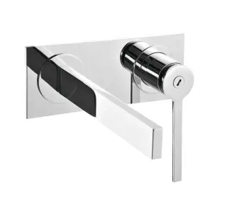 Treemme Time-Time out Смеситель для раковины встраиваемый, внешняя часть, излив 17,4см, цвет: chrome RWIT51A5CCTM