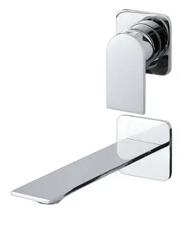 Treemme Ran Смеситель для раковины встраиваемый, внешняя часть, излив 18,7 см, цвет: chrome RWIT22D2CC01