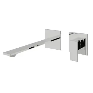 Treemme Q30 Смеситель для раковины встраиваемый, внешняя часть, излив 22,2 см, цвет: chrome RWIT4BC6CC01