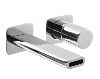 Treemme Nanotech Смеситель для раковины встраиваемый, внешняя часть, излив 17 см, цвет: chrome RWIT54C6CC02