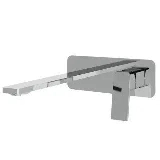 Treemme PA36 Смеситель для раковины встраиваемый, внешняя часть, излив 23,2 см, цвет: chrome RWIT8BA6CC01