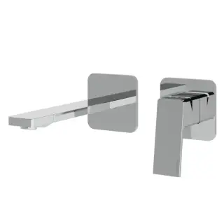 Treemme PA36 Смеситель для раковины встраиваемый, внешняя часть, излив 18,5 см, цвет: chrome RWIT8BC5CC01