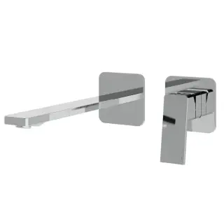 Treemme PA36 Смеситель для раковины встраиваемый, внешняя часть, излив 23,5 см, цвет: chrome RWIT8BC6CC01