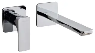 Treemme Hask Смеситель для раковины встраиваемый, внешняя часть, излив 18 см, цвет: chrome RWIT6AC7CC01