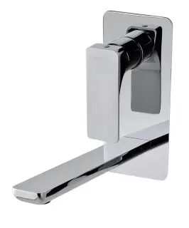 Treemme Hask Смеситель для раковины встраиваемый, внешняя часть, излив 18 см, цвет: chrome RWIT6AB2CC01