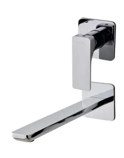 Treemme Hask Смеситель для раковины встраиваемый, внешняя часть, излив 23,3 см, цвет: chrome RWIT6AD3CC01