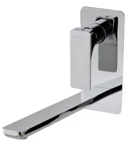 Treemme Hask Смеситель для раковины встраиваемый, внешняя часть, излив 23 см, цвет: chrome RWIT6AB3CC01