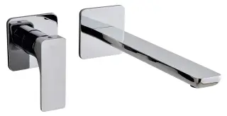 Treemme Hask Смеситель для раковины встраиваемый, внешняя часть, излив 23,3 см, цвет: chrome RWIT6AC9CC01