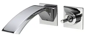 Treemme Arche Смеситель для раковины встраиваемый, внешняя часть, излив 19,3 см, цвет: chrome RWIT02C5CC01