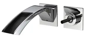 Treemme Arche Смеситель для раковины встраиваемый, внешняя часть, излив 19,3 см, цвет: chrome RWIT24C5CC01