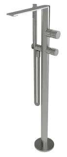 Treemme 3.6MM Смеситель для ванны напольный с ручным душем и шлангом, цвет: нержавеющая сталь RWIT9A03IS50