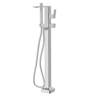 Treemme PA36 Смеситель для ванны напольный с ручным душем и шлангом, цвет: chrome RWIT8B03CC01