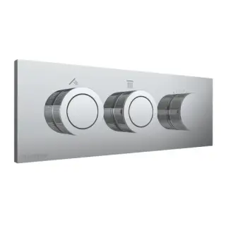 Treemme W-smart Смеситель для душа термостатический встр., 2 потребителя, внешняя часть, цвет:chrome RWIT5C89CC01