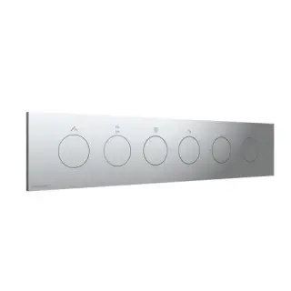 Treemme W-touch Смеситель для душа термостатический встр., 4 потребителя, внешняя часть, цвет:chrome RWIT1BE4CC01