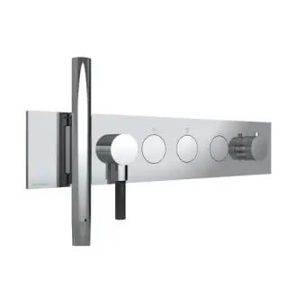 Treemme W-touch Смеситель для душа термостатический встр., 2 потребителя, внешняя часть, цвет:chrome RWIT1B92CC01