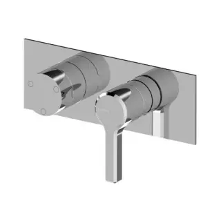 Treemme Aurelia Смеситель для душа встраиваемый, 3 потребителя, внешняя часть, цвет: chrome RWIT2CE3CC01