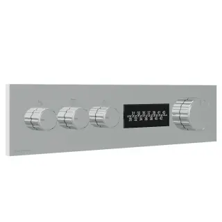 Treemme W-70s Смеситель для душа термостатический встраиваемый, 3 потреб., внеш. часть, цвет: chrome RWIT7B94CC01