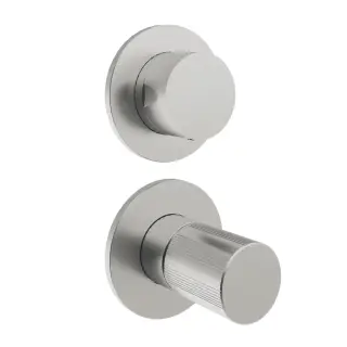 Treemme 28mm Смеситель для душа встраиваемый, 3 потребителя, внешняя часть, цвет: нержавеющая сталь RWIT3BC3ISG1