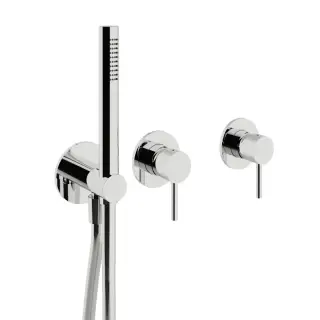 Treemme X-change mono Смеситель для душа встраиваемый, 2 потребителя, внешняя часть, цвет: chrome RWIT58D9CC01