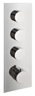 Treemme X-change Смеситель для душа термостатический встр., 3 потреб., внешняя часть, цвет:chrome RWIT7294CC35