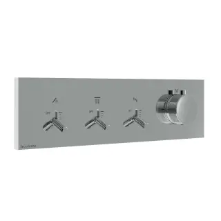 Treemme Watt Смеситель для душа термостатический встраиваемый, 3 потреб., внешняя часть, цвет:chrome RWIT2B94CC01
