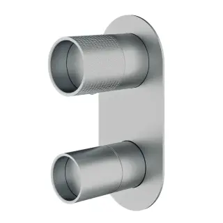 Treemme Watertube Смеситель для душа встраиваемый, 2 потреб., внешняя часть, цвет: нержавеющая сталь RWIT4AA2IS01