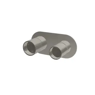 Treemme Watertube Смеситель для душа встраиваемый, 3 потреб., внешняя часть, цвет: нержавеющая сталь RWIT4AE3IS01