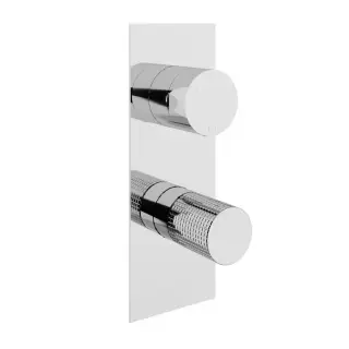 Treemme T30 Смеситель для душа термостатический встраиваемый, 3 потреб., внешняя часть, цвет: chrome RWIT5BA3CCZ4