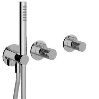 Treemme T30 Смеситель для душа встраиваемый, 2 потребителя, внешняя часть, цвет: chrome RWIT5BD9CCZ4